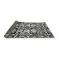 thumbnail image 2 of Ahgly Company Indoor Round Abstract Gray Modern Area Rugs, 6' Round, 2 of 4