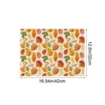 thumbnail image 3 of Costeam Vintage Pumpkin Fall Placemats 16.5x12.6 Inch Thanksgiving Harvest Table Mats, Reusable Washable Seasonal Table Decor, for Family Dinners Outdoor Parties Restaurant Catering, 3 of 6