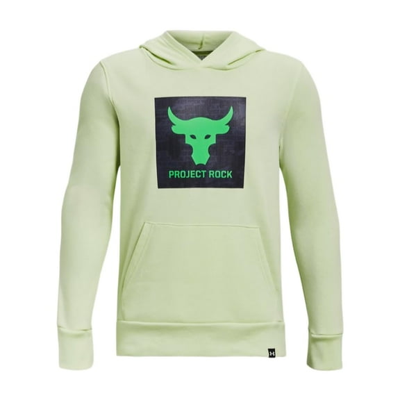 Under Armour UA Boys' Project Rock Rival Fleece Theme Hoodie (as1, alpha, l, regular)
