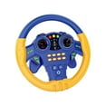 thumbnail image 4 of MERIGLARE Round Steering Wheel Toy Kids Electric Wheel Toy Pretend Play Educational with Music and Light Car Driving for Children Gifts blue, 4 of 8