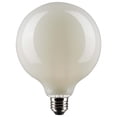 thumbnail image 2 of Satco 8w G40 Globe Filament LED 3000K Medium Base White Dimmable - 100w equiv, 2 of 3