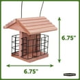 thumbnail image 3 of Pennington Red Cedar 2 Cake Suet Station Wild Bird Suet Feeder, 2 Pack, 3 of 12