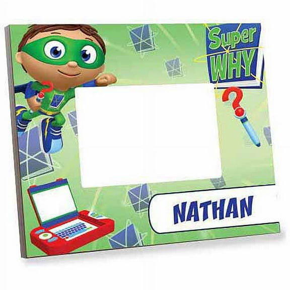 Personalized Super Why! Ready Set Zap! Picture Frame
