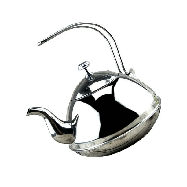Hervidor de acero inoxidable Matsuzay 2L Tetera de café y té Silvery Coffee Over Gooseneck Thin