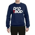 thumbnail image 2 of Wild Bobby, Funny Dad Bod Logo, Pop Culture, Unisex Crewneck Graphic Sweatshirt, Navy, 3X-Large, 2 of 4