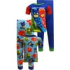 PJ Masks On Our Way Cotton Toddler 4 Piece Pajama Set