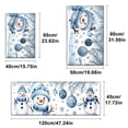 thumbnail image 6 of YIMEIS Winter Snowmen Fall Kitchen Rugs Set of 3, Xmas Holiday Kitchen Mat Decor Home Decorations, Green Christmas Mats for Kitchen Floor - 16''*24'' and 20''*30'' and 17''*47'' in, 6 of 10