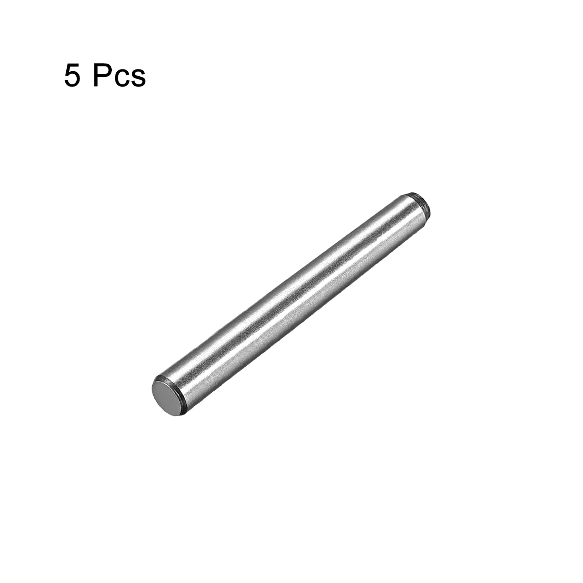 Carbon Steel GB117 50mm Length 6mm Small End Diameter Taper Pin 6pcs 