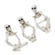 thumbnail image 5 of Resin Thinker Skeleton Statue for Decoration 3Pcs White Halloween Figurines, 5 of 5