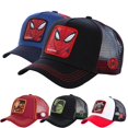 thumbnail image 2 of Disney anime spider man sombrero de dibujos animados marvel net gorra de béisbol verano sombrilla hulk iron man venom hip hop sombrero hombre niño regalos hola suerte  unisex, 2 of 2