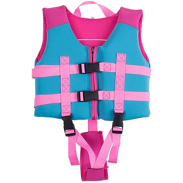 Yeashow Kids Swim Vest Life Jackets For Children 5-10 Years Old Watersports Swimming Aid Buoyancy Vest For Swimming, Kayaking, Paddle Boarding, Fishin