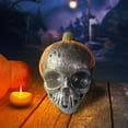 thumbnail image 1 of Xihbxyly Adornos de Jardín de Calavera Malvada, Artesanía de Resina Pintada a Mano, Decoración de Calavera Aterradora, Decoración de Halloween para Exteriores, Decoración de Jardín, Toque Festivo, Ta, 1 of 5
