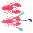 thumbnail image 4 of Simulación Artificial, langosta grande, cangrejo, señuelo, cebo, pesca de arrastre de aguas profundas, aparejos de pesca rosa, 4 of 5