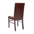 thumbnail image 5 of Classic 20''H Leather Side Chair (Set Of 2)-Color:Brown Leather,Finish:Cherry Mahogany,Quantity:Set of 2, 5 of 6