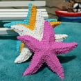 thumbnail image 4 of Farfi 2Pcs Fish Tank Ornament Mediterranean Resin Mini Starfish Aquarium Decoration (Pink Gray), 4 of 13