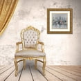 thumbnail image 3 of Atelier B Art Studio 12x12 Gold Ornate Wood Framed with Double Matting Museum Art Print Titled - Abstract City Skyline, 3 of 4
