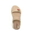 thumbnail image 3 of bebe Girls Sandals - Cute and Comfy Flat Summer Sandals with Fruit Charms, 3 of 11