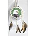 thumbnail image 3 of Eagle & Wolf Beaded Dream Catcher with Feathers, Set of 2, 3 of 3