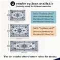 thumbnail image 3 of Kitchen Rugs Sets of 3 Non Slip Washable Kitchen Mats for Floor, Waterproof Kitchen Runner Rug, Floor Mat Carpet for Entryway, Laundry, Sink, Hallway, Bathroom, 3 of 12