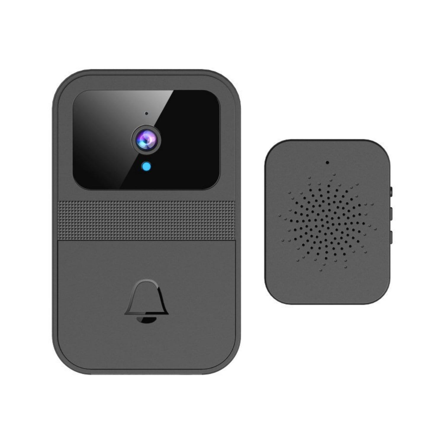 Color visual smart doorbell with 300K resolution camera for home security monitoring