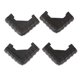 thumbnail image 3 of 4 Uds. de protectores de suelo para patas de silla, cubiertas para pies de mesa, para reducir el ruido, cubiertas para piernas de taburete, cubierta Macarena Calcetines de pierna, 3 of 7