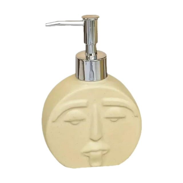 Dispensador de jabón con bomba Dispensador de jabón líquido para manos Dispensador manual de loción Botella Cuerpo 10cmx4cmx16cm
