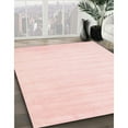 thumbnail image 2 of Ahgly Company Indoor Round Contemporary Light Red Pink Abstract Area Rugs, 6' Round, 2 of 6