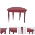thumbnail image 4 of SHISUYAN Mini Maison Table Demi-Ronde Modèle Miniature Mini Meubles en Bois Bureau Table, 4 of 8