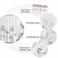 thumbnail image 6 of Sage Green Flowers Waterproof Fabric Shower Curtain,Watercolor Retro White Floral Leaves Waterproof Fabric Shower Curtain for Bathroom Curtains Bathtubs Shower Curtains with 12 Hooks Small 36x72in, 6 of 8