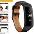 thumbnail image 5 of XIHAMA Leather Band Compatible for Fitbit Charge 3/ Charge 4, Replacement Genuine Leather Bands for Women Men, 5 of 6