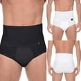 thumbnail image 3 of Xmarks Mens Underwear Girdle Compression - Body Shaper Shorts for Men Black, 3 of 9