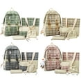 thumbnail image 3 of Girls School Backpack Set Nylon 5PCS Casual Elementary Bookbag Campus Backpack, 3 of 10