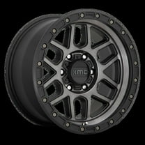 KMC Aluminum Rim KM544 MESA 17X8.5in Satin Black with Gray Tint Finish, KM54478563400