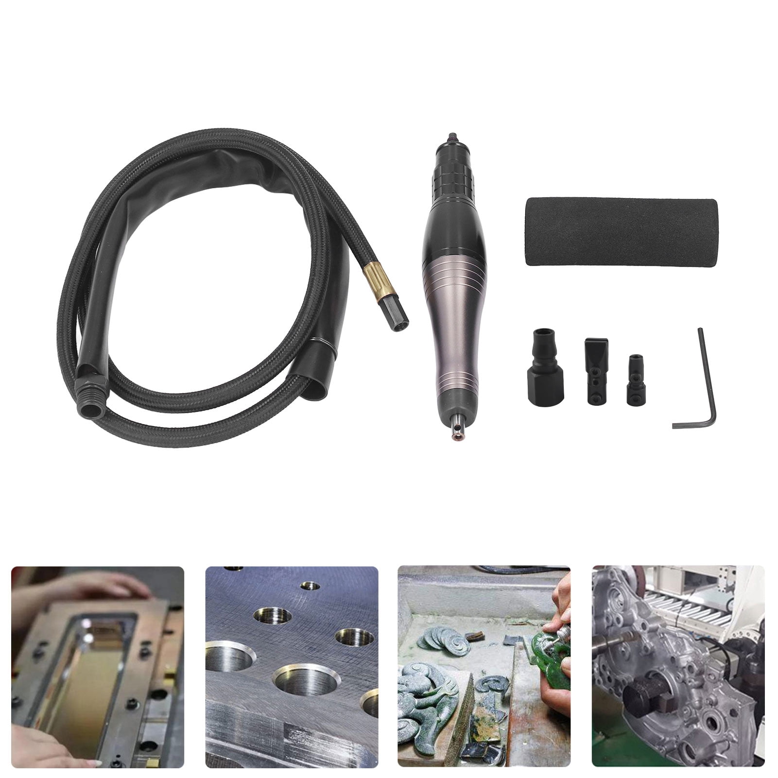 Ymiko Air Pencil Grinder Kit Aluminum Alloy Polishing Machine For Glass