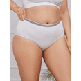 thumbnail image 2 of Mengpipi Women's Cotton Brief Underwear, 10-Pack (White, Size XXL), 2 of 4