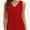 Red, variant on Women's Summer Sleeveless Blouse Casual Tank Flowy Tops for Women