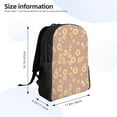 thumbnail image 3 of Rocae Bee Gnome print Computer Bag with Separate Compartment, Suitable for 15 inch Laptop Backpack, Gift for Men and Women, 3 of 5