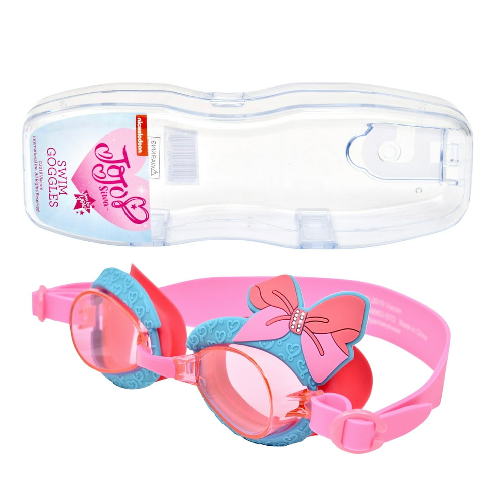 JOJO SIWA Kid's Swim Goggles With Reusable Storage Case