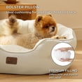 thumbnail image 2 of Cama para mascotas redonda para perros pequeños y gatos, antideslizante, 64 cm, 2 of 8