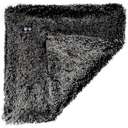 Bessie and Barnie Midnight Frost Luxury Ultra Plush Faux Fur Pet/ Dog Reversible Blanket (Multiple Sizes)