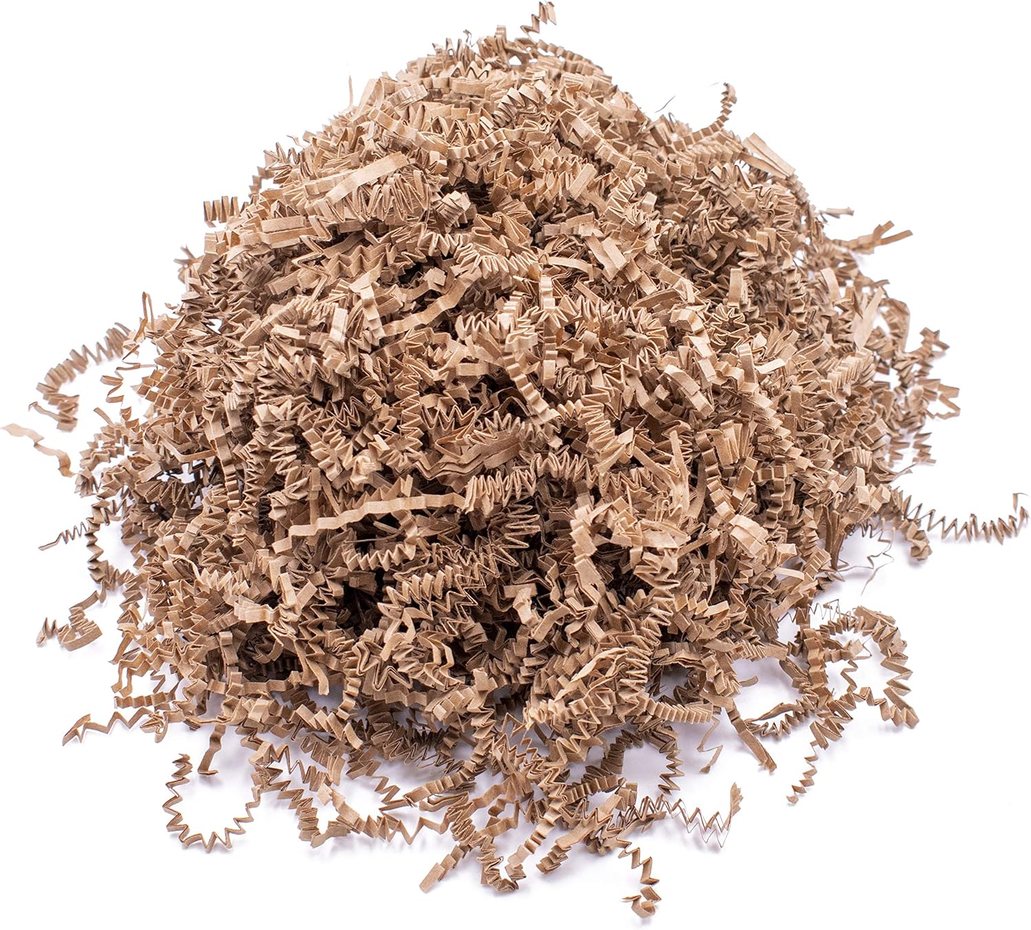 3-Ply Crinkle Cut Shredded Paper, 2 lbs, Brown Kraft