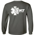 thumbnail image 5 of Fair Game Star of Life EMT Long Sleeve Shirt Emergency Medical Technician-Charcoal-Small, 5 of 5