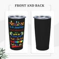 thumbnail image 4 of Funny Tumblers Autism Is A Journey Autism Awareness Dad Stainless Steel Mug 304 Stainless Steel Car Water Cup With Straw 20 Oz 600ml Adult Youth Man Woman Drinking Glass, 4 of 6