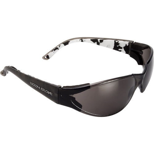 Chase Ergonomics Body Glove VLine Safety Glasses, Smoke Lens and Black