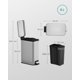 thumbnail image 4 of SONGMICS Bathroom ULTB563E01 Papelera para baño de basura de 1.6 kg (6 L) Tapa para espacios pequeños, 4 of 7