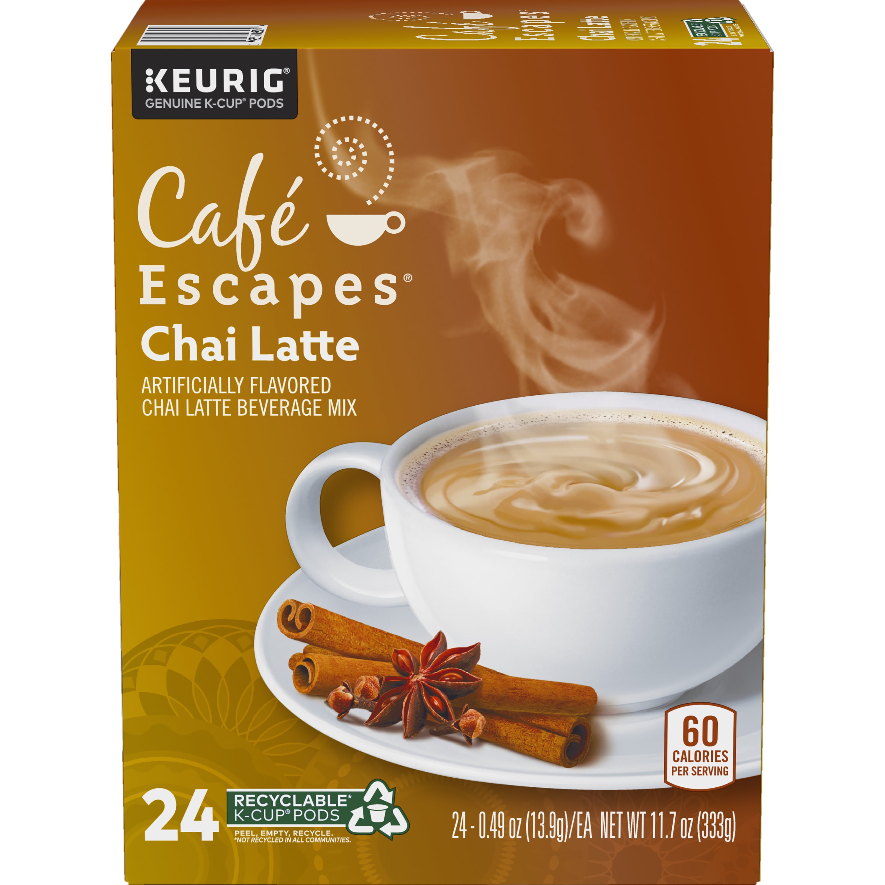 Café Escapes Chai Latte Keurig Single 