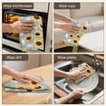 thumbnail image 6 of 2 Pcs Funny Kitchen Towels,Blue Pioneer Flower and Paisley Pattern Microfiber Dish Towels,Kitchen Tea Towels,Kitchen Towel Set (18" X 26"), 6 of 7