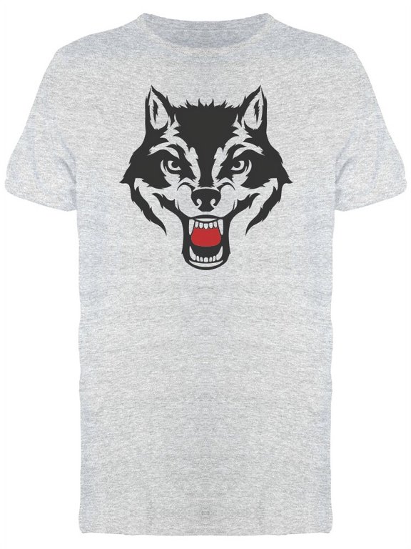 Wolf Grin B&W Tee Men's -Image by Shutterstock
