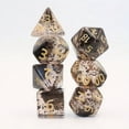 thumbnail image 1 of Ensemble de 7 dés DND Style Cristal Jeu de Table Polyédrique dés Jeu de Rôle dés RPG avec Boîte, 1 of 1