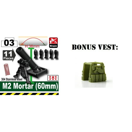 Custom M2 Mortar With Mortar Rounds Designed for Brick (Best Brick And Mortar Sealer)